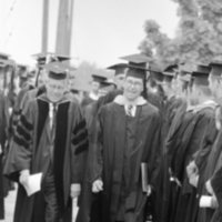 1968 Graduation, Faculty Walk