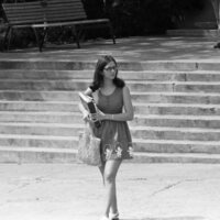 1974 Students, Walking 04