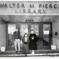 1955-56 Pierce Library Entrance
