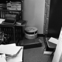 1978 Employee, Ralph Lewis' Office in Disarray 15