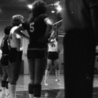 1981 Women's Basketball Action, January Home Game 14