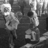 1982 Football Game, November 16th, Sideline 05