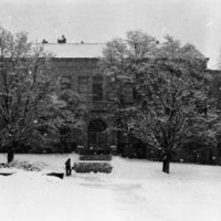 1979 Ackerman School in Winter