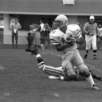 1991 Football Action, Western Oregon University at EOSC 20