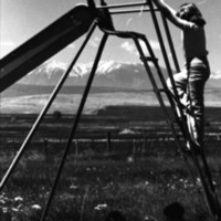 1979 Keating School, Children Playing Outdoors 02