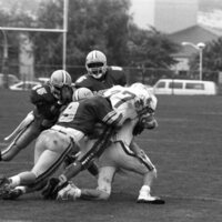 1991 Football Action, Western Oregon University at EOSC 13