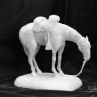 1978 Sculpture, Saddled Horse 07