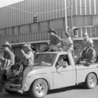 1981 Homecoming Parade, Rodeo Club 07