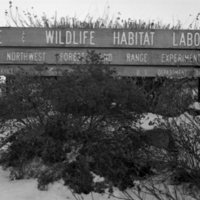 1978 Building Sign, Habitat Laboratory