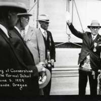 1929 Laying Cornerstone 2