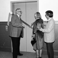 1986 New Elevator at Inlow Hall, Dedication 03