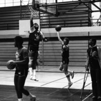 1981 Men's Basketball Practice 07