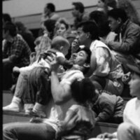 1991 Men's Basketball Fans, Oregon Tech at EOSC 02