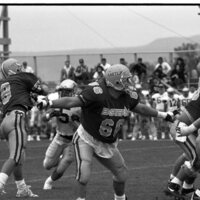 1991 Football Action, Western Washington University at EOSC 05