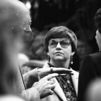 1985 Faculty Party at President Gilbert's House 09