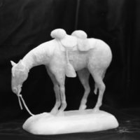 1978 Sculpture, Saddled Horse 01