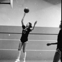 1981 Women's Basketball Action, Practice 01