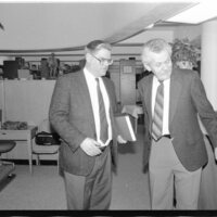1991 Jack Evans, "Powerful Rockey" Book Signing 14