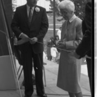 1990 Loso Hall Dedication, Ribbon Cutting 03