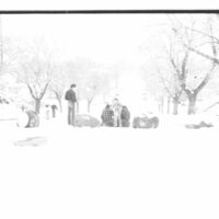 1988 Campus in Winter, Sledding 10
