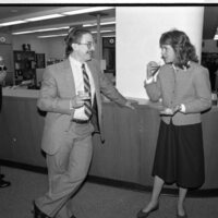 1991 Jack Evans, "Powerful Rockey" Book Signing 03