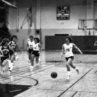 1982 Women's Basketball, EOSC vs. Oregon Tech, Action 15