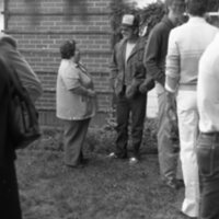 1983 Student Reception at President Dave Gilbert's House 21