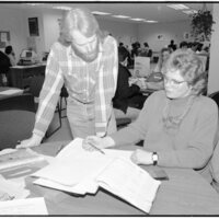 1991 Students, Learning Center 16