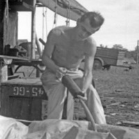 Bob Casey Inflates Raft 1