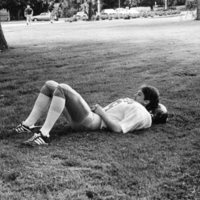 1984 Football Player, Relaxing