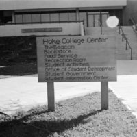 1975 Hoke Hall Sign