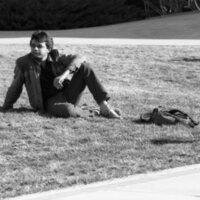 1986 Students, Outdoors in March 28