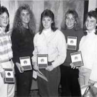 1991 Winter Sports Awards Banquet, Women's Sports 01