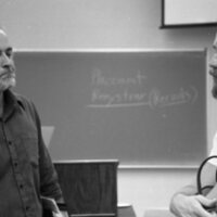 1985 August, Student Consults Professor 04