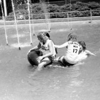 1981 Students, Fountain Swim 03