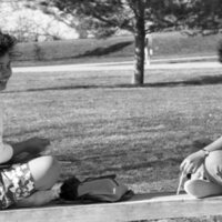 1986 Students, Outdoors in March 31