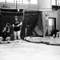 80's Softball Action, Indoors 04