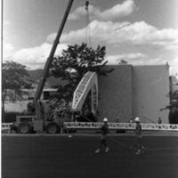 1988 Campus, Tennis Courts Construction 03