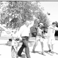 1991 New Sidewalk Dedication, Water Balloons 02