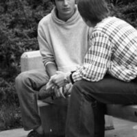 1985 Students, September Outdoor Candid Shots 02