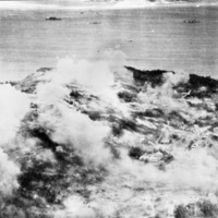 Aerial, Corregidor Under Clouds