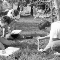 1987 Science, Biology Students in April 08