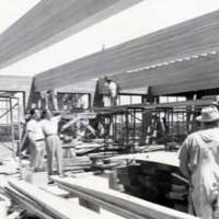 1954-55 Hunt Hall Construction
