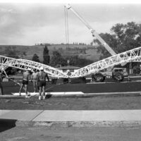 1988 Campus, Tennis Courts Construction 23