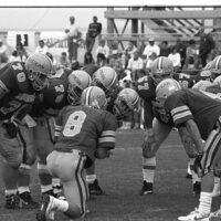 1991 Football Action, Western Washington University at EOSC 02