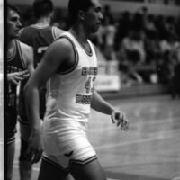 1991 Men's Basketball Action, Southern Oregon at EOSC 21
