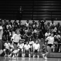 1991 Volleyball Action, Northwest Nazarene College at EOSC 07