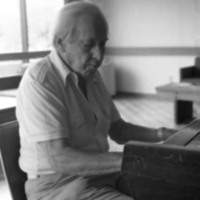 1985 Elderhostel Program, Piano Player 06