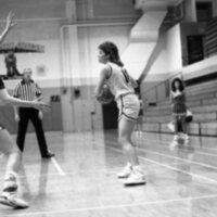 1988 Women's Basketball Action, Concordia at EOSC 15