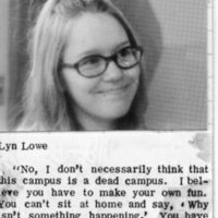 70's Student, Lyn Lowe